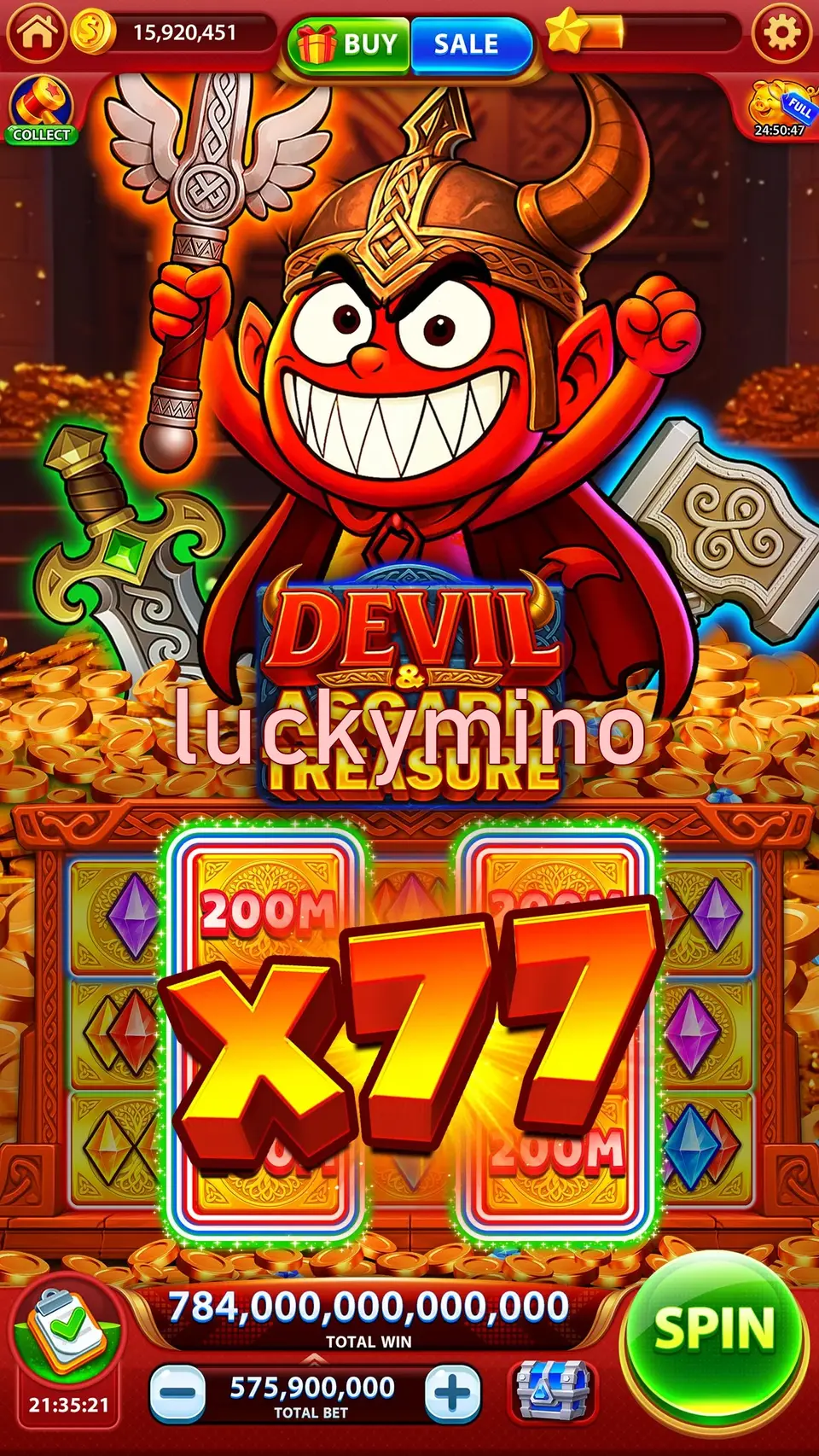 luckymino Tangkapan Layar - APK Resmi